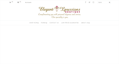 Desktop Screenshot of elegantxpressions.com